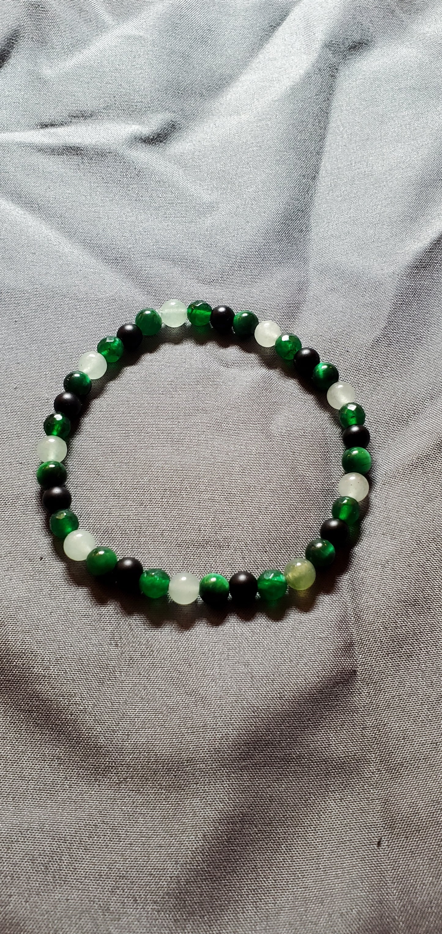 Camouflage Gemstone Stretch Bracelet