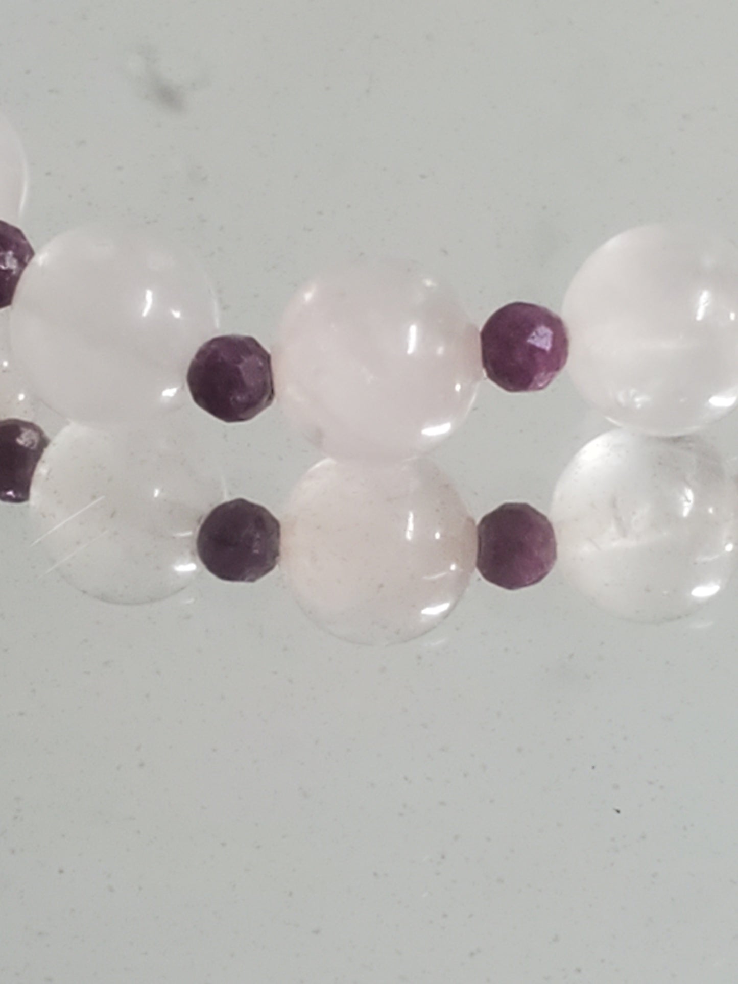 7 1/4" Ruby Rose Quartz Stretch